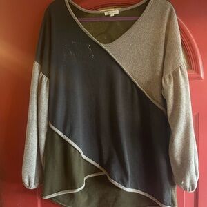 Colorblock Long Sleeve Top
